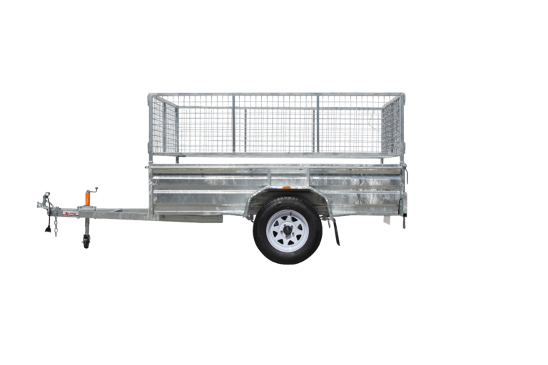 8x4 High Side Box Trailer with Cage for Sale in Hobart